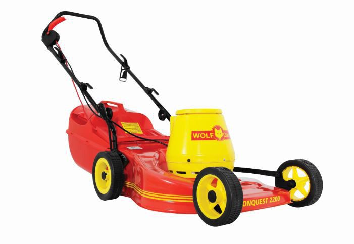 Wolf Garden - Conquest 2200 Watt Lawn Mower - Yellow And Red | Buy