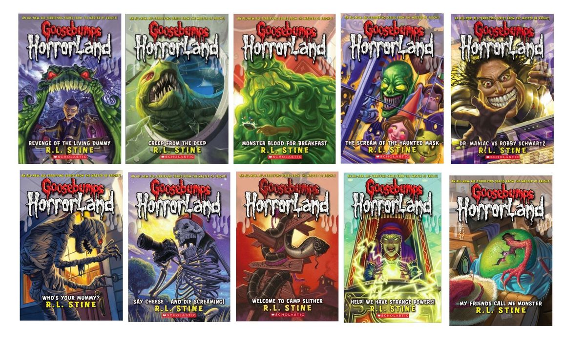 Goosebumps Horrorland Books In Order : j.Bowman Can't Sleep: Judging Books By Their Covers